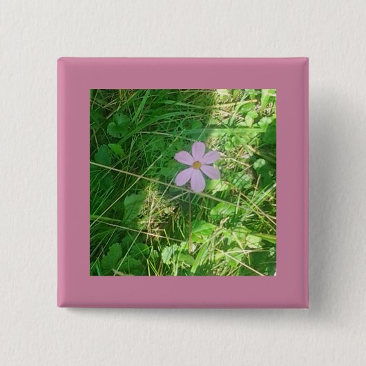 ピークトーブピンク 缶バッジ (正面)