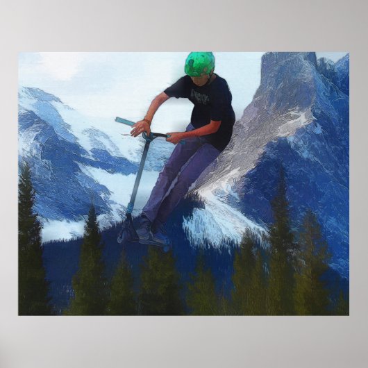 ピークパフォーマンス – スクーター少年 ポスター (正面)