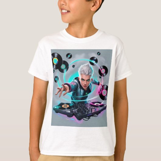 ピークビート: DJ on the Summit" Tシャツ (正面)