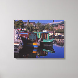 ピークフォレストキャナルダービシャーイングランド キャンバスプリント