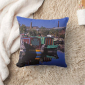 ピークフォレストキャナルダービシャーイングランド クッション (ブランケット)