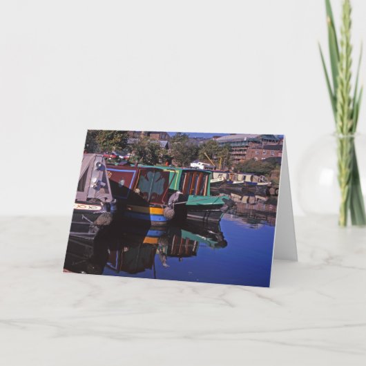 ピークフォレストキャナルダービシャーイングランド サンキューカード (正面)