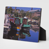 ピークフォレストキャナルダービシャーイングランド フォトプラーク (側面)