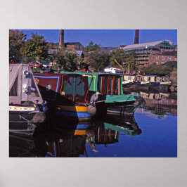 ピークフォレストキャナルダービシャーイングランド ポスター