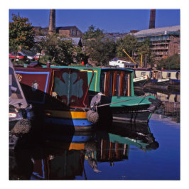 ピークフォレストキャナルダービシャーイングランド ポスター