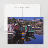 ピークフォレストキャナルダービシャーイングランド ポストカード (正面/裏面)