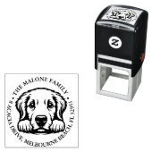 ピークラブラドール子犬パーソナライズされたテーマ セルフインキングスタンプ (インサイチュ)