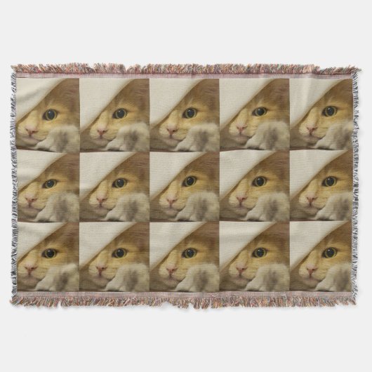 ピークーブー子猫 スローブランケット (正面)