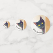 ピーク子猫デザインテーブル紙吹雪 コンフェッティ (正面)