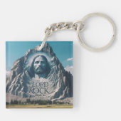 ピーク時の神の威厳のある存在 キーホルダー (裏面)