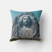 ピーク時の神の威厳のある存在 クッション (裏面)