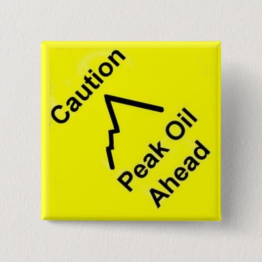 ピーク油の図表 缶バッジ (正面)