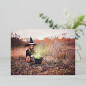 ピーク・ア・ブー ハロウィン 写真 フォイル カード (立ち正面)