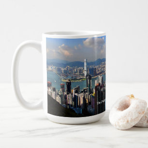 ピーク、ビクトリア島、香港のマグ コーヒーマグカップ