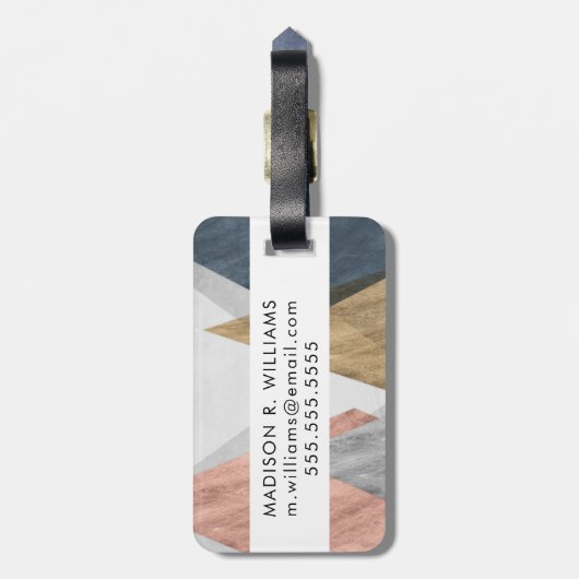 ピークII ラゲッジタグ (裏面縦)