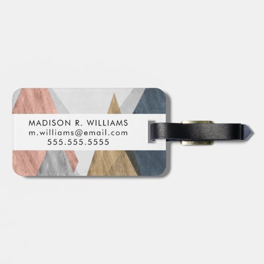 ピークII ラゲッジタグ (裏面横)