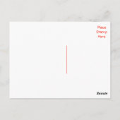 ピーゲスの子犬空白のポストカード ポストカード (裏面)