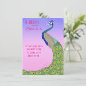 ピーコエレガントックブライダルシャワー共有Aレシピ エンクロージャーカード (スタンド正面)