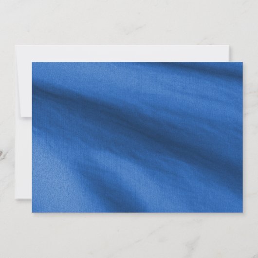 ピーコエレガントック王室のブルー卒業パーティー 招待状 (裏面)