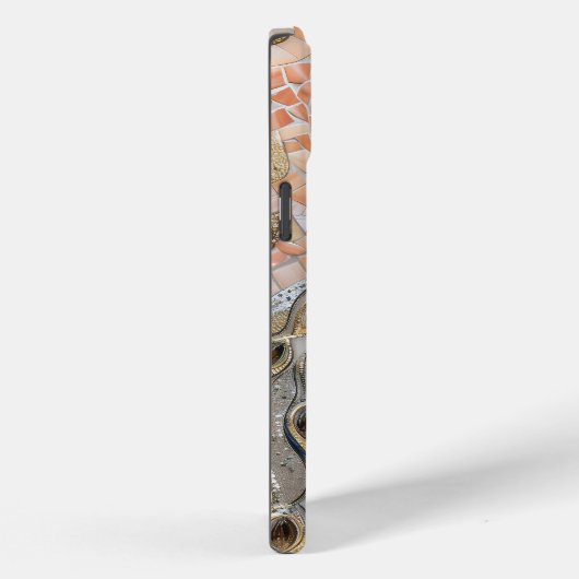 ピーコッかわいらしクピンク金ゴールド Case-Mate iPhoneケース (裏面 / 右)