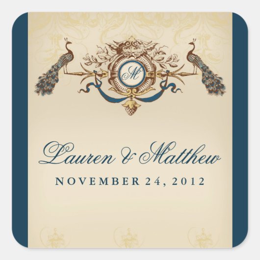 ピーコッエレガントクテーマ スクエアシール (正面)