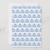 ピーコッエレガントク結婚式招待状 招待状 (裏面)