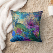 ピーコッエレガントク クッション (ブランケット)