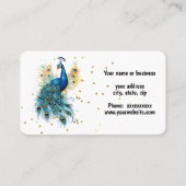 ピーコッカラフルクデザイン 名刺 (正面)