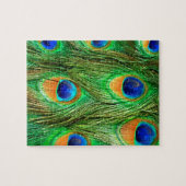 ピーコッカラフルクフェザープリント ジグソーパズル (横)