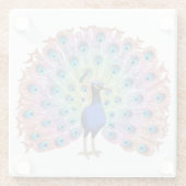 ピーコッカラフルク ガラスコースター (裏面)