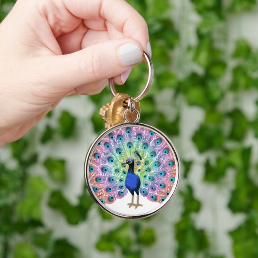 ピーコッカラフルク キーホルダー (手)