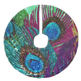 ピーコッカラフルク フェイクリネンツリースカート