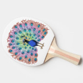 ピーコッカラフルク 卓球ラケット (横)