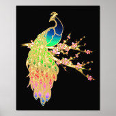 ピーコッカラフルク 箔ポスター (正面)