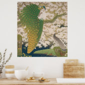 ピーコックとさくらんぼツリー(1925) ポスター (キッチン)