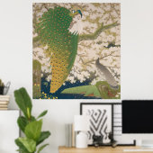 ピーコックとさくらんぼツリー(1925) ポスター (ホームオフィス)