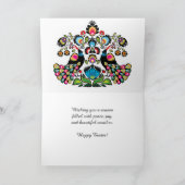 ピーコックとイースター民俗学、カスタム文字 カード (内部)