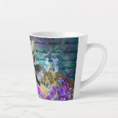 ピーコックと花 カフェラテマグ (右)