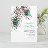 ピーコックの招待状 - 結婚式、誕生日など 招待状 (スタンド正面)