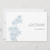 ピーコックの結婚式招待状 招待状 (裏面)