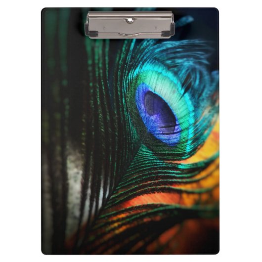 ピーコックの羽を近くへパーソナル クリップボード (正面)