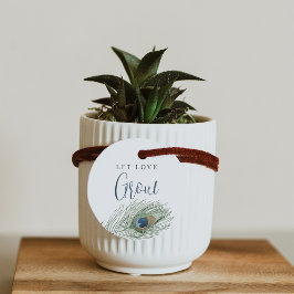 ピーコックの羽根 ラブを育てて 植物または種 フェイバータグ