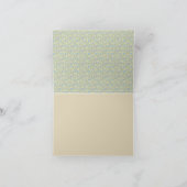 ピーコックの羽根 感謝カード (内部)