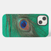 ピーコックの羽 iPhoneケース (裏面横)