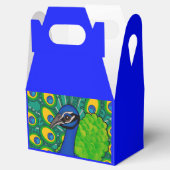 ピーコックをテーマにしたパーティーの好意ボックス フェイバーボックス (オープン)