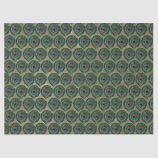 ピーコックアイフェザーオンタン 薄葉紙 (正面)