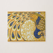 ピーコックアンティークヴィンテージ カラフル ジグソーパズル (横)