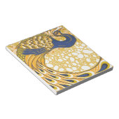 ピーコックアンティークヴィンテージ カラフル ノートパッド (アングル)