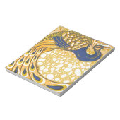 ピーコックアンティークヴィンテージ カラフル ノートパッド (回転)