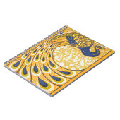 ピーコックアンティークヴィンテージ カラフル ノートブック (左側)